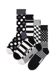 Носки Classic Gift Set Unisex 4 Pack Happy Socks, черные