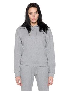 LEONE 1947 APPAREL Женская толстовка с капюшоном в рубчик Pearl