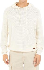 Мужской худи GUESS Eco Derik с вышивкой, Salt White