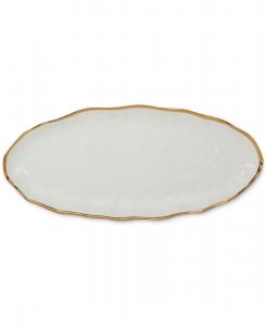 Овальное блюдо для рыбы в стиле Регентства Certified International, Gold