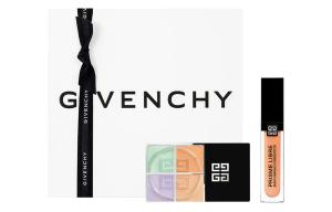 Набор рассыпчатой пудры four square grid, легко растушевывается, натуральный, 3г+11мл Givenchy