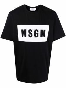 Футболка с логотипом MSGM, черный