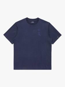 Хлопковая футболка Regular Fit с принтом ELLIKER, Navy