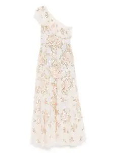 Платье с пайетками Needle & Thread, нейтральный