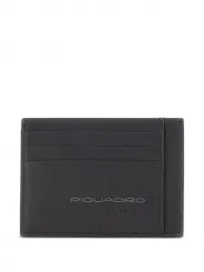 Картхолдер с логотипом Piquadro, черный