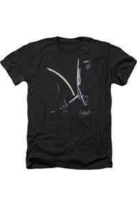 Футболка Batman Arkham Asylum Arkham Batman для взрослых Heather Gildan, черный