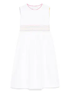 Платье с контрастной отделкой Siola, белый