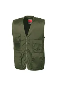 Жилет в стиле сафари Result, зеленый