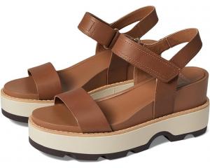 Туфли SOREL Joanie IV Y Strap Wedge, цвет Velvet Tan/Blackened Brown