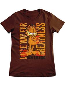 Футболка Make Way For Greatness Girly Tee коричневого цвета Garfield