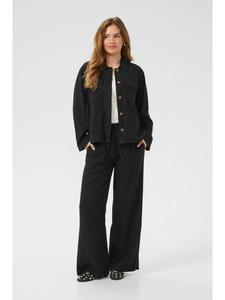 CULTURE Повседневные брюки CUnavi свободного кроя, черные