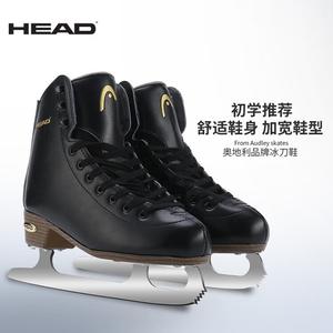 HEAD Коньки для фигурного катания F600PRO Black 600 с предварительно заточенными лезвиями, размер 38