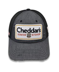 Мужская серо-черная регулируемая шляпа Kyle Busch Cheddar's Retro Patch Richard Childress Racing Team Collection