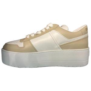 PRADA Женские низкие скейтерские кроссовки Downtown Bold ecru