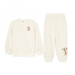 MLB Спортивный костюм Basic Boston Red Sox Dark Cream детский