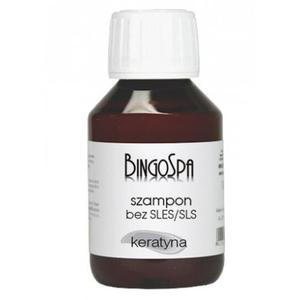 Шампунь с кератином без SLES/SLS, 100 мл Bingospa