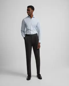 Мужские брюки со складками Silbon, темно-серый