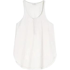 Топ с косым кроем Lemaire, кремовый