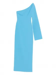 Платье макси на одно плечо Alina Solace London, синий