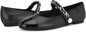 Балетки Nine West Platy, цвет Black Multi