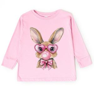 Футболка с длинным рукавом Bunny sunglasses bubblegum The Juniper Shop, Pink