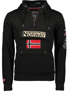 Толстовка Geographical Norway Hoodie, черный