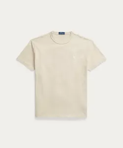 Классическая трикотажная футболка с круглым вырезом Polo Ralph Lauren, цвет 020 Gray