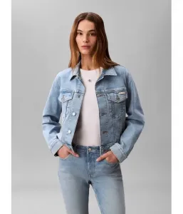 Джинсовая куртка regular fit Calvin Klein Jeans, небесно-голубой