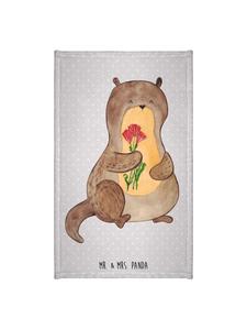 Mr. & Mrs. Panda Букет цветов от Towel Otter, без слов, в серо-пастельных тонах