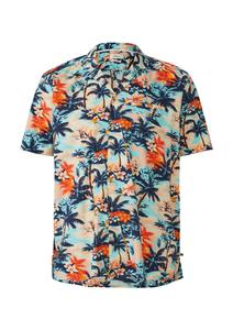 Рубашка на пуговицах Comfort fit s.Oliver, Navy/Light blue