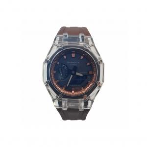 Часы Casio G-Shock Analog-Digital 2100 Series, Glacier, арт. GA-2100-1A1, кофейный