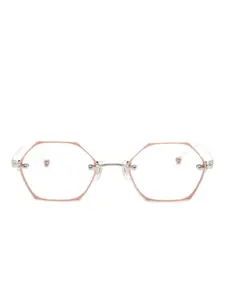Очки G в геометричной оправе Megane and Me, серебяный