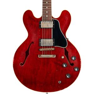 Полуполая электрогитара Gibson Custom Murphy Lab 1961 ES-335 Reissue Heavy Aged Semi- Hollow Electric Guitar Cherry