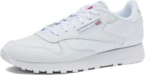 Кроссовки Reebok Classic Leather для детей и подростков, унисекс, для девочек и мальчиков, малышей, детей младшего или старшего возраста, белый