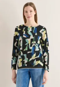 Топ с длинными рукавами gemustertes Cecil, Grün