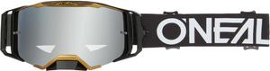 Мотоциклетные очки Oneal b-33 hexa radium, Black/Gold