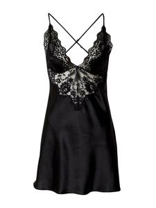 Hunkemöller Пеньюар 'Mya' в черном цвете