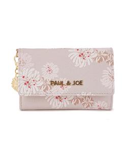 Футляр для визитных карточек с разделителем, с рисунком хризантем и блестками, PJA-W973