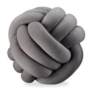 Узелковая подушка Relaxdays, 25x25x25 см, антрацитовый