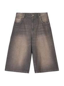 Джинсы свободного кроя Bershka, темно-серый