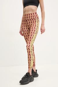 Тренировочные леггинсы X Farm Rio Adidas Performance, бордовый