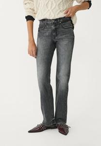 Джинсы прямого покроя VINTAGE Stradivarius, светло-серый