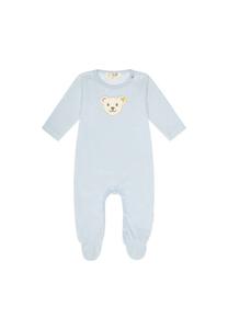Комбинезон STEIFF STRAMPLER BÄR LOGO DRUCKKNÖPFE Sanetta, цвет hellblau