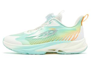 Низкие кроссовки Chasing Electricity для детей, устойчивые к истиранию QIAODAN, синий/белый