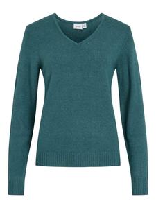 VILA Свитер 'VIRil' в цвете Petrol