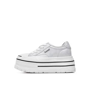 Lee Cooper Женские лоу-топ скейтборд кроссовки серебристые, цвет Silver