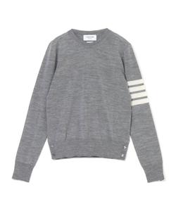 <Официальный> Пуловер свободного кроя с 4 полосами