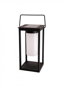 Näve Светодиодный солнечный светильник "JILU" черного цвета - (Д)14,5 см x (Ш)14,5 см x (В)28 см