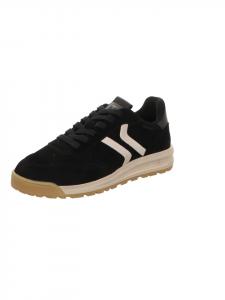 Tamaris Черные туфли на шнуровке