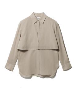 Полосатая рубашка Column, цвет Striped Light Brown